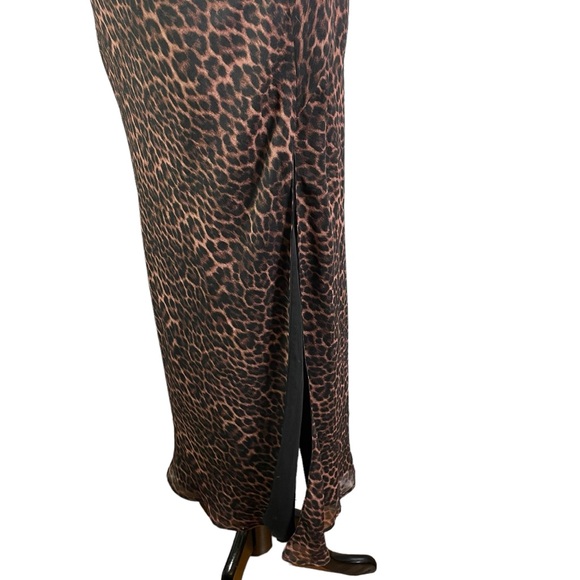 NWT Bardot Leopard Slip Midi Dress - Picture 5 of 6